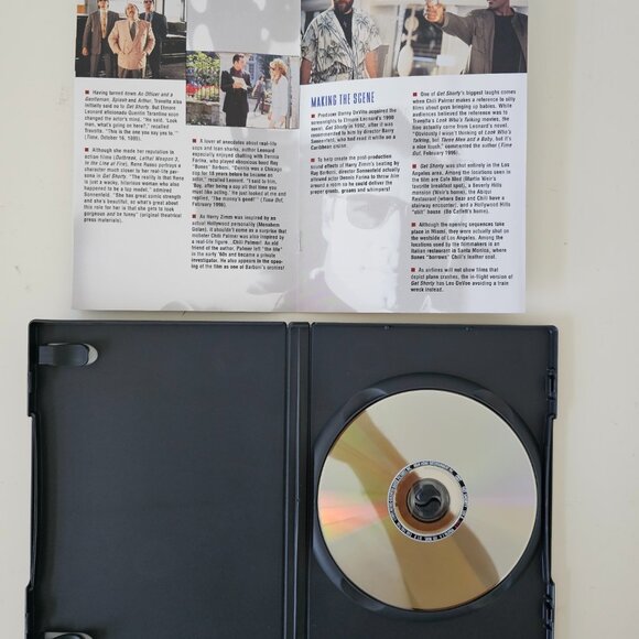 Get Shorty DVD 1995 Widescreen & Standard - John Travolta, Gene Hackman, Rene Ru - Picture 2 of 3